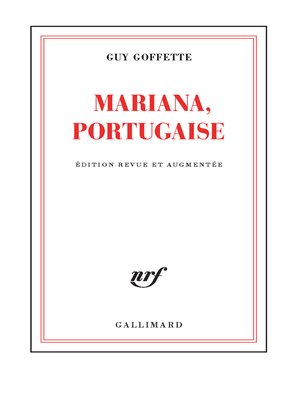 cover image of Mariana, Portugaise